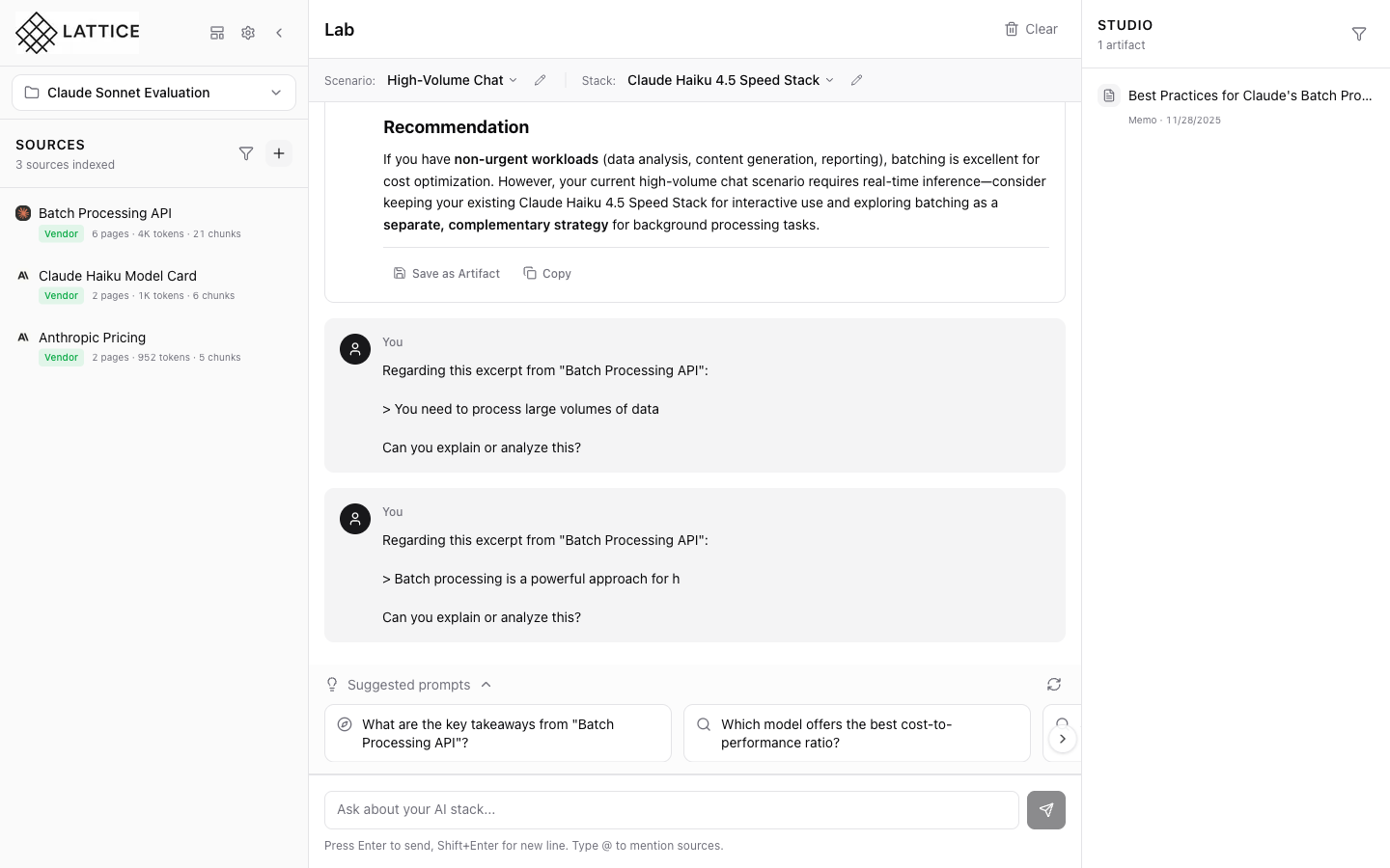 Ask About Selected Text: Deep Dive into Source Content