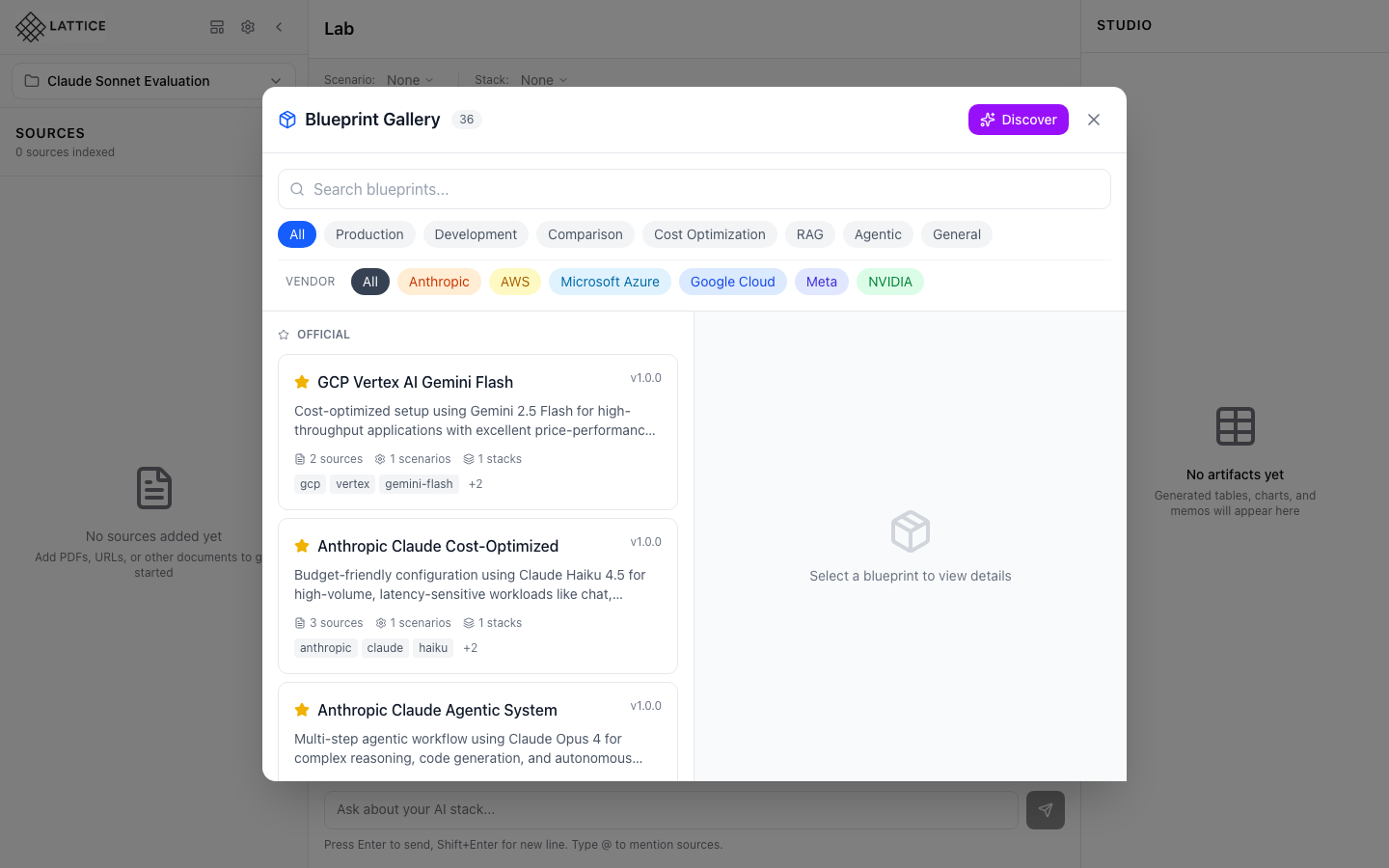 36 Blueprints - Pre-built Knowledge