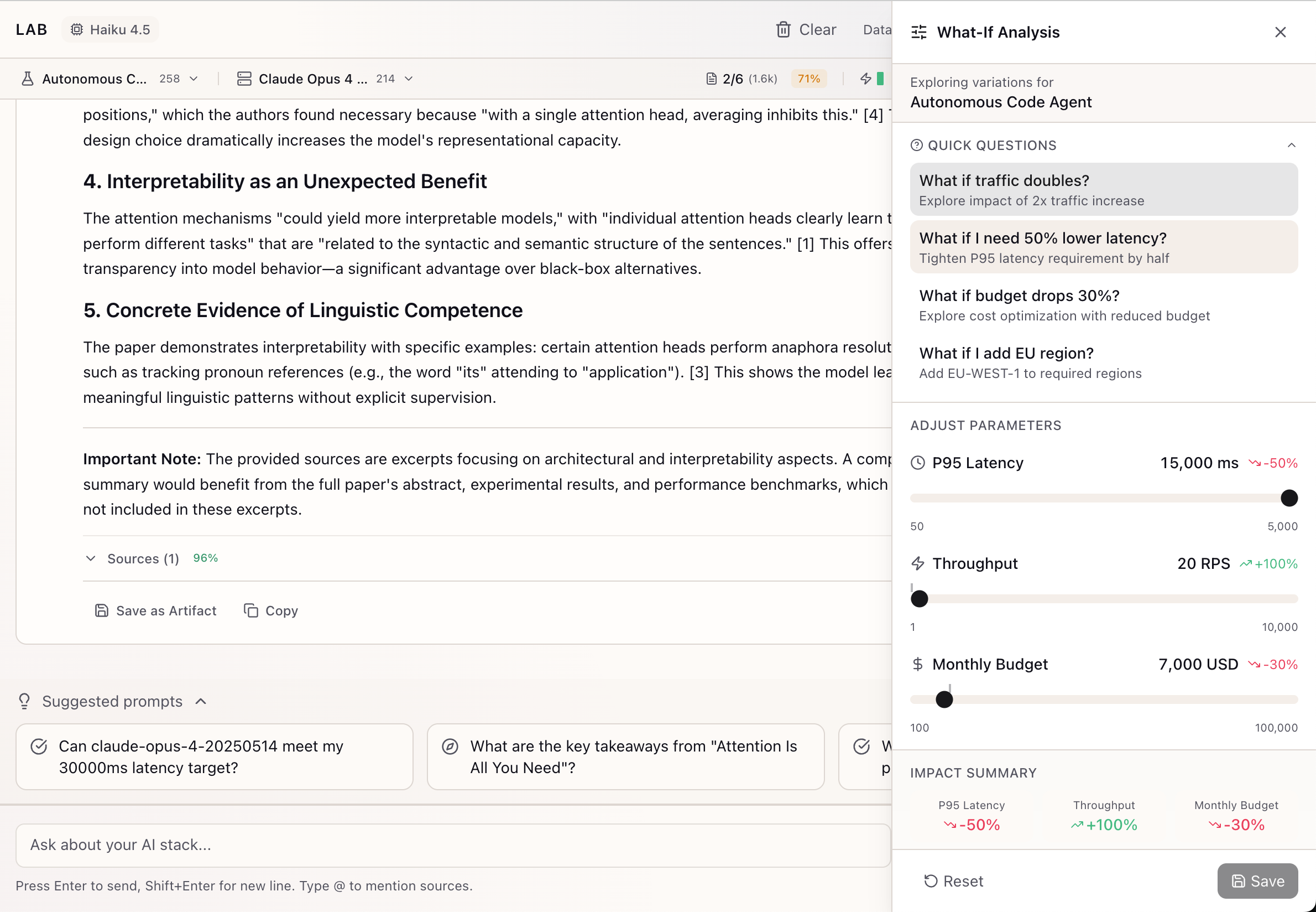 From Educated Guesses to Data-Driven Trade-offs: The What-If Exploration Journey