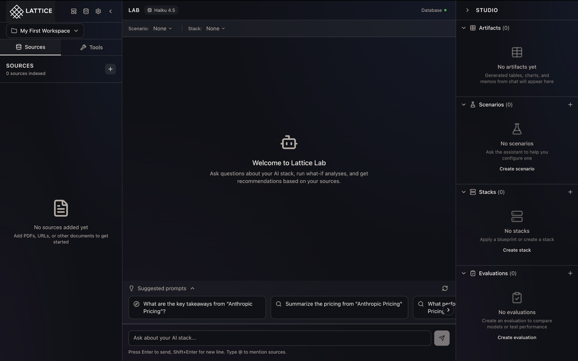 Understanding the Three-Panel Layout
