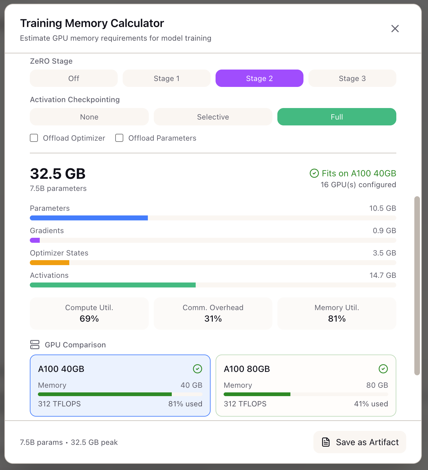 GPU Memory Planning Walkthrough