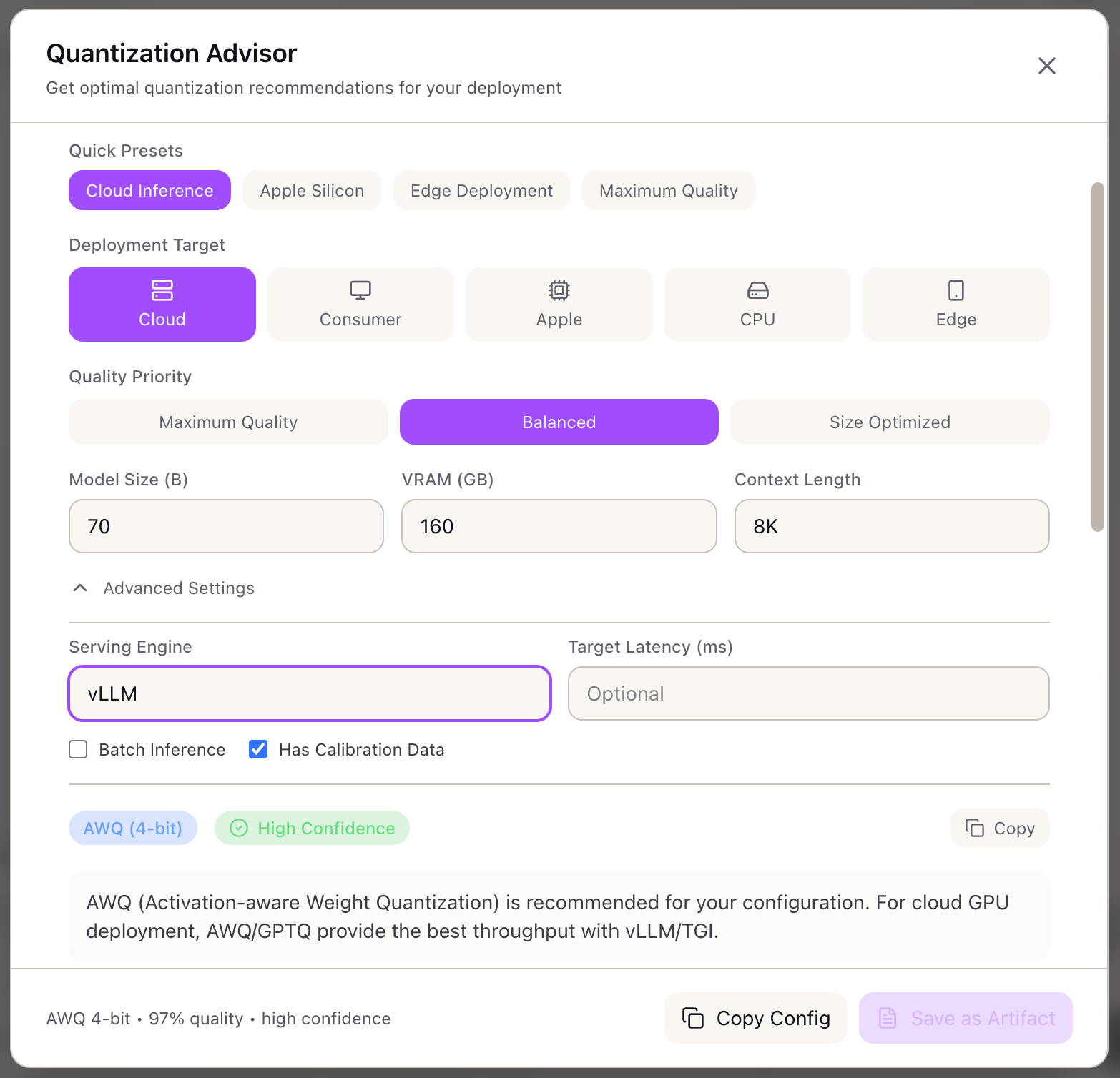 Quantizing Llama 70B for Production