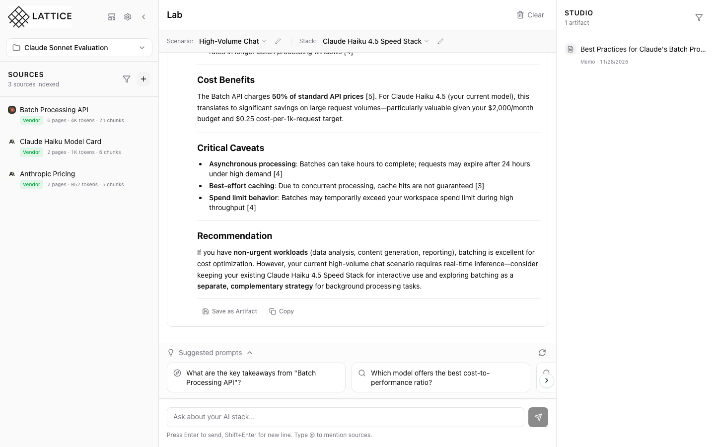Viewing and Managing Artifacts